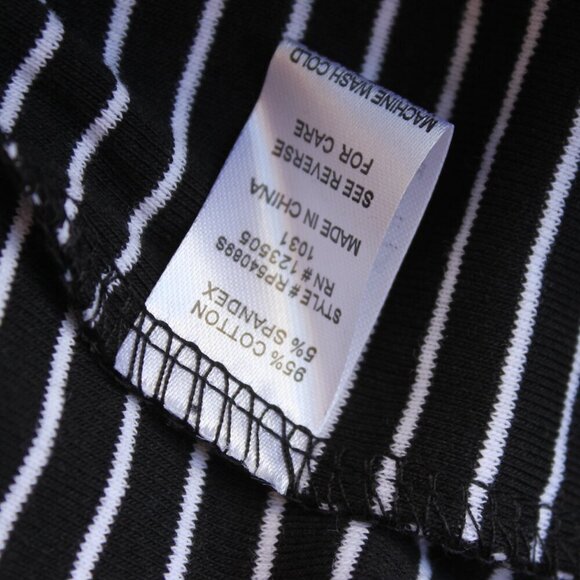 Black & White Exercise Short Stretch Pants by Heart & Hips - Picture 10 of 11